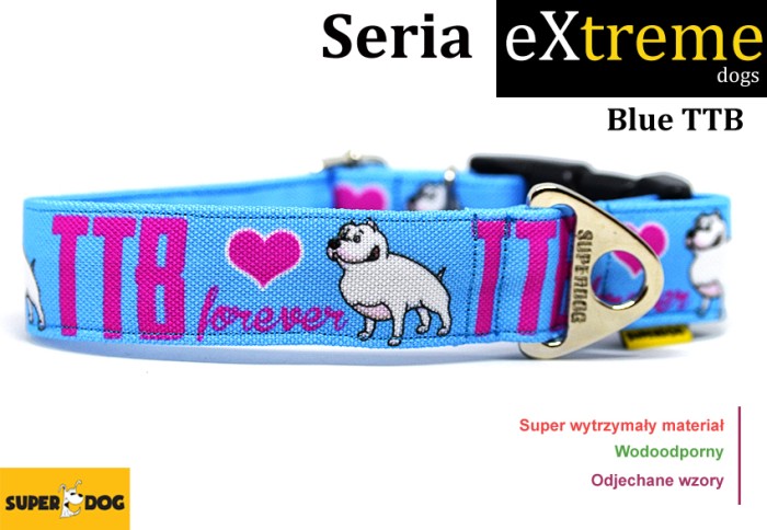 Personalizowana obroża dla amstaffa – Superdog Extreme
