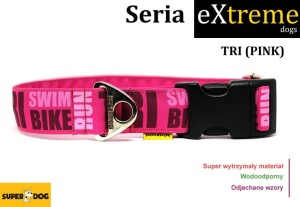 Obroża dla psa: TRI ( pink) 