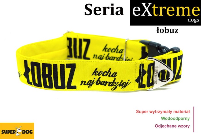 Obroża dla psa Łobuz – wytrzymała obroża Extreme Superdog z regulacją
