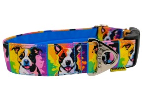 Obroża dla psa :ttb art, 3cm 30-40 