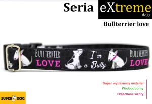 Obroża dla psa: Bullterrier Love