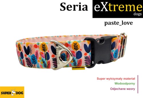 wodoodporna obroża dla psa, bardzo mocna, w różnych szerokościach, obroża dla dużego psa, obroża dla amstaffa,  wytrzymała obroża dla psa