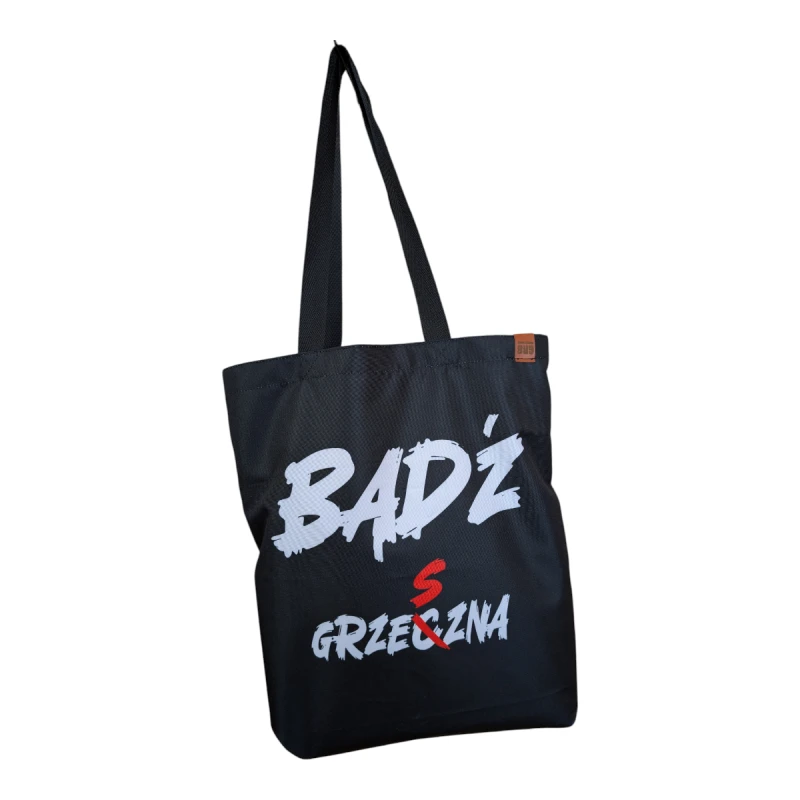 Torba z manifestem feministycznym, torba dla buntowniczek, feministyczne gadżety, fighter, stylowe torby