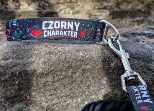 Mocna obroża dla psa Czorny Charakter – kolekcja Extreme Dogs Superdog
