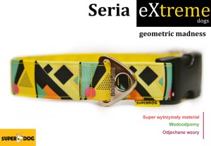 Obroża dla psa: geometric madness
