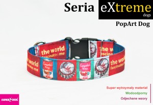 Obroża dla psa: Pop art