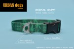 Obroża  Urban dogs - Green team (soft edition)