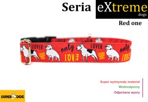 Obroża dla psa: Red one