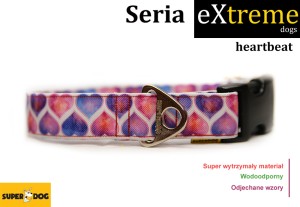 Obroża dla psa: heartbeat