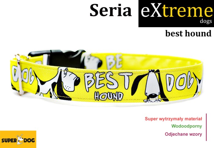 Obroża dla psa myśliwskiego Best Hound – wytrzymała obroża Extreme Superdog