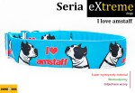 Obroża dla Amstaffa-I love Amstaff