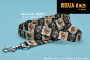 Smycz Urban Dogs (miejska) -  czachy
