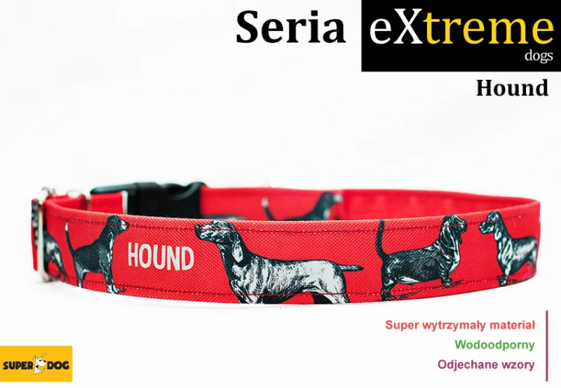 Obroża Hound dla aktywnego psa – mocna obroża myśliwska z serii Extreme Superdog